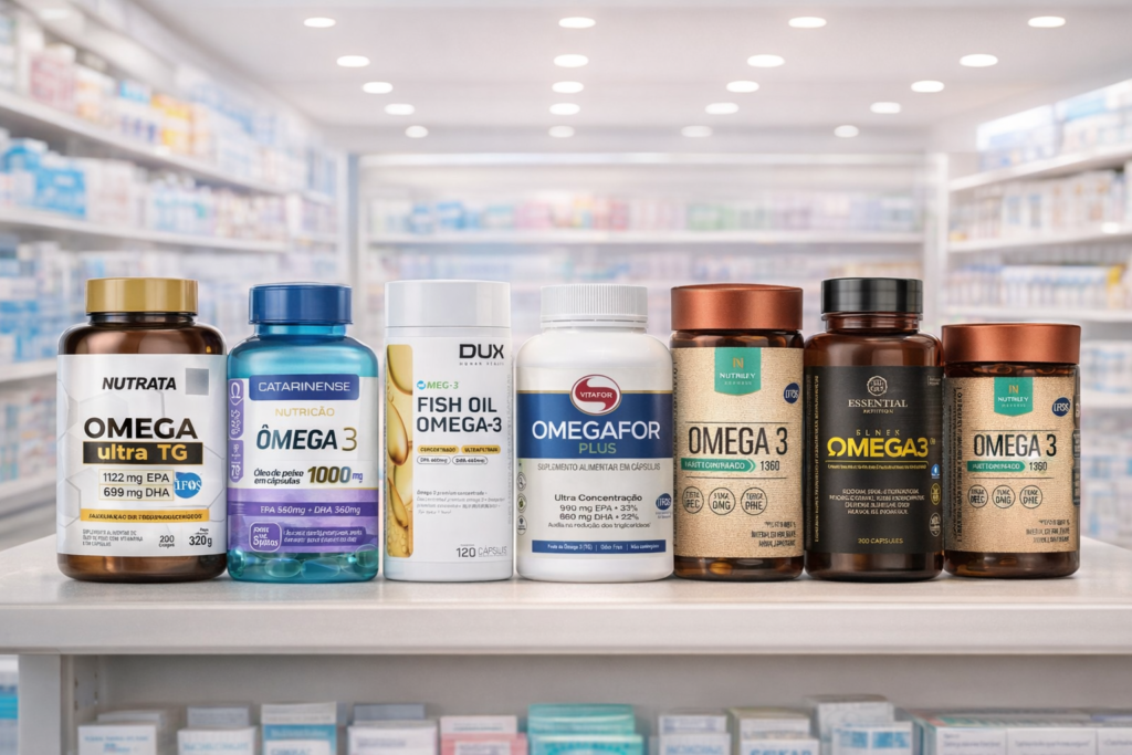 Imagem: Ômega 3 na farmácia